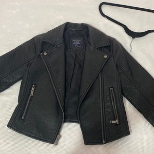 Abercrombie leather jacket